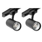 Kit 2 Spots Para Trilho 10w 4000K Preto 2 em 1 Embuled