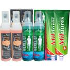 Kit 2 Spray Massagem Icerelief + 2 Peixe Életrico + 2 Pomada Mil Dores