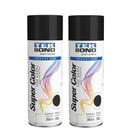 Kit 2 Spray Preto Brilhante Tekbond 350ml