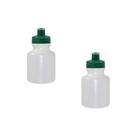 Kit 2 Squeezes 300Ml Tampa Fibra Madeira Verde