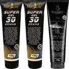 Kit 2 Super Gel 30 Ervas 150g + 1 Gel Cartilagem de Tubarão com 18 Ervas 150g