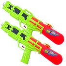 KIT 2 Super Pistolas Arminha Grande Lança Agua 45cm Até 500ml Para Praia Piscina Lago