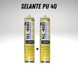 Kit 2 Super Pu Cola Adesiva Selante Construção 400g Branco