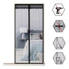 Kit 2 super telas Mosqueteira Magnética Porta Cortina Inseto