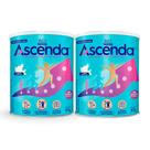 Kit 2 Suplemento Alimentar Nestlé Ascenda Baunilha 800g