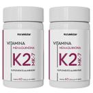 Kit 2 Suplemento Alimentar Vitamina K2 - MK7 Potássio 120 Cápsulas Natunéctar