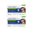 Kit 2 Suplemento Capitrat Forte+ Cabelos E Unhas 60 Cápsulas