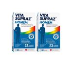 Kit 2 Suplemento Vita Supraz Homem 60 Comp - União Química Kit 2 Suplemento Vita Supraz Homem 60 Comp - União Química