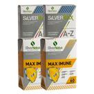 Kit 2 Suplemento Vitaminas Max Imune + 2 Polivitamínico A-Z