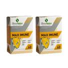 Kit 2 Suplementos 60 Comp. Vitaminas Max Imune Silver Natus