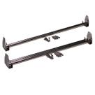Kit 2 Suporte Barra Inox Multiuso Cabideiro Churrasco 1M