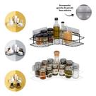 Kit 2 Suporte De Canto Para Banheiro E Cozinha Mais Adesivos