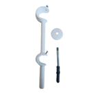 Kit 2 Suporte Duplo Alongado 19/28mm Para Varão de Cortina de Ilhós