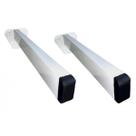 Kit 2 Suporte Grapa De Parafusar P/ Pia Bancada 50cm Branco