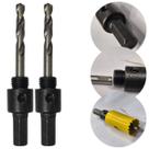 Kit 2 Suporte Haste Serra Copo 14-30mm Adaptador Profissional