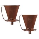Kit 2 Suporte Mor Para Coador De Café 103 Marrom