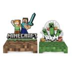 Kit 2 Suporte para Doces de papel Festa Minecraft Cromus Festas - Inspire sua Festa Loja Kit 2 Suporte para Doces de papel Festa Minecraft Cromus Festas - Inspire sua Festa Loja