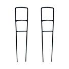 Kit 2 Suporte para Vara Pesca Secretária Fixo Reto em Aço Super Reforçado Fino