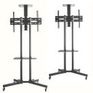 Kit 2 Suporte Pedesta Notebook e Tvs Led, Lcd 32 A 70 Polegadas C Rodinhas