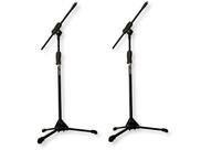 Kit 2 Suporte pedestal Microfone Estante Girafa Profissional