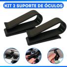 Kit 2 Suporte Premium para Óculos de Sol Carro: Clip Cartão, Porta-Bilhete Seguro e Estojo Caneta