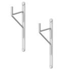 Kit 2 Suporte Suspenso De Parede Para Gás Externo Branco SF