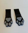Kit 2 Suporte Trava Porta Patinhas de Cachorro Aparador Peso Cunha Calço Divertido Plástico Impressão 3D