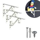 Kit 2 Suportes Colonial Para Prateleira de 20 cm + kit Instalação . Kit 2 Suportes Colonial Para Prateleira de 20 cm + kit Instalação .
