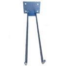 Kit 2 Suportes De Ferramentas 40cm Reforçado Pás Enxada