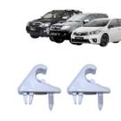 Kit 2 Suportes Do Quebra Sol Corolla 2014 Até 2017 Hilux SW4 2005 Até 2006