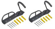 Kit 2 Suportes gancho vertical Bicicletário bike Bicicleta