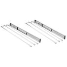 Kit 2 Suportes Porta Toalhas Panos de Prato Triplo 41cm Cromado Corrediça Masutti Copat Armário Cozinha