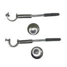 Kit 2 suportes simples para varão comum 19mm - cromado Kit 2 suportes simples para varão comum 19mm - cromado