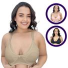 Kit 2 Sutiã Amamentação Plus Size Gestante Reforçado Confortável Kit 2 Sutiã Amamentação Plus Size Gestante Reforçado Confortável