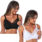 Kit 2 Sutiã Amamentação Pós Parto Maternidade Feminino Renda Abertura Frontal Gestante Moda Grávida Kit 2 Sutiã Amamentação Pós Parto Maternidade Feminino Renda Abertura Frontal Gestante Moda Grávida