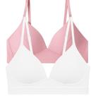 Kit 2 Sutiã Com Bojo Soft Feminino Básico Academia Alça Fina Top Confortável Sem Aro Adulto Soutien Kit 2 Sutiã Com Bojo Soft Feminino Básico Academia Alça Fina Top Confortável Sem Aro Adulto Soutien