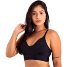 Kit 2 Sutiã Reforçado Feminino Frente Única Sem Bojo Lingerie Sustentação Top Conforto Básico