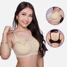 Kit 2 Sutiãs Amamentação Plus Size C/Abertura Frontal e Bojo