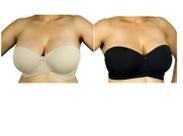 Kit 2 sutiãs bustiê base cruzada reforçado plus size atacado