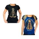 kit 2 t-shirts blusa feminina nossa sra aparecida camiseta