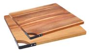 Kit 2 Tábuas De Carne e Legumes em Madeira Acácia 35x40 cm e 30x35 cm - Mimo Style Kit 2 Tábuas De Carne e Legumes em Madeira Acácia 35x40 cm e 30x35 cm - Mimo Style