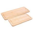 Kit 2 Tábuas De Decoração Petisco em Bambu Hire 20 e 28cm Kit 2 Tábuas De Decoração Petisco em Bambu Hire 20 e 28cm