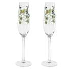KIT 2 TACA CHAMPAGNE 200ml BUTTERFLY FLORARTE