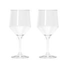 Kit 2 Taça Vidro Transparente Cristal Buffet Cristal 300ml