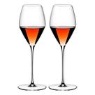 Kit 2 Taças de Cristal Riedel Linha Veloce para Vinhos e Espumantes Rosé 347ml