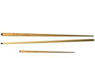 Kit 2 Taco 1,30m + 1 Taco Pequeno Bilhar Sinuca Bar Canto