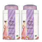 Kit 2 Talco Perfumado Alma De Flores Baunilha 100G - Memphis Kit 2 Talco Perfumado Alma De Flores Baunilha 100G - Memphis