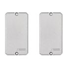Kit 2 Tampas Cega Aluminio Tramontina 1/2" e 3/4"