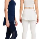 Kit 2 Tapa Bumbum Academia Fitness Amarrar Com Faixa Estilo Saia Feminina
