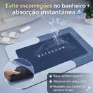 Kit 2 Tapete Banheiro Antiderrapante Absorvente Magico Anti Mofo Lavável
